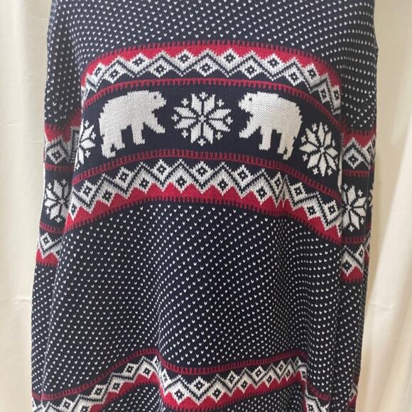 ASPEN SWEATER GRANDPA KNITTED POLAR BEAR WINTER SIZE X-LARGE AESTHETIC CORE - Picture 11 of 13